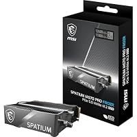 MSI – MSI SPATIUM M570 PRO FROZR SSD 2TB mit Kühlkörper - PCIe 5.0
