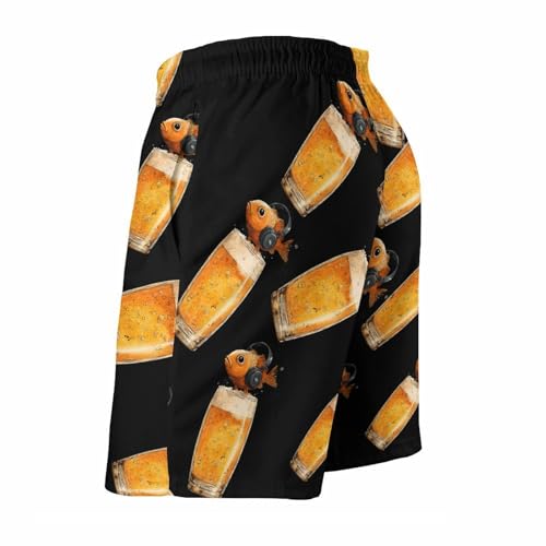 Sing Sip Fish Mens Swim Trunks Quick Dry Board Shorts Beach Swimwear Bathing Suits4