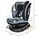 Reecle 360 Drehbar i-Size Kindersitz mit ISOFIX 40-150 cm (0-36 kg) Reboarder, ab Geburt -12 Jahre, ECE R129