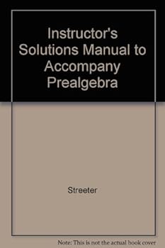 Paperback Instructor's Solutions Manual to Accompany Prealgebra Book