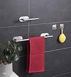 【Exquisito Diseño 】Moderno y elegante de varilla cilíndrica, que puede combinar bien con sus modernas instalaciones de baño，Mantenga su baño ordenado y hermoso,que combina perfectamente con varios estilos de decoración