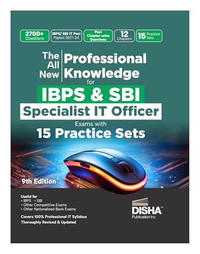 Image of Disha The All New Professional Knowledge for IBPS & SBI Specialist IT Officer Bank Exams with PYQs & 15 Practice Sets 9th Edition