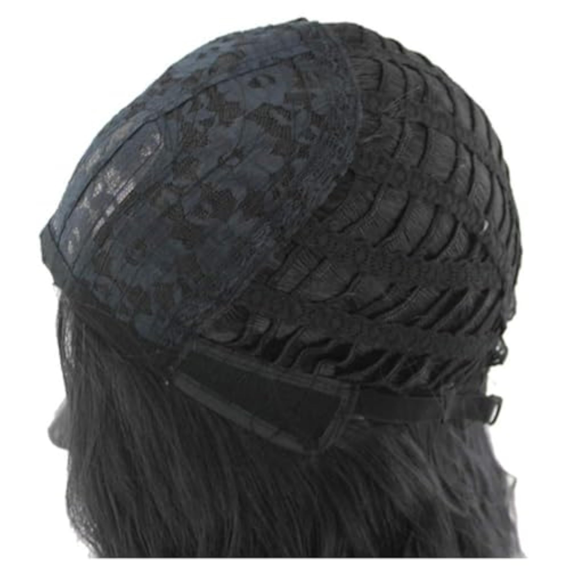 Long Curly Synthetic Hair Wig with 2 Wig Caps