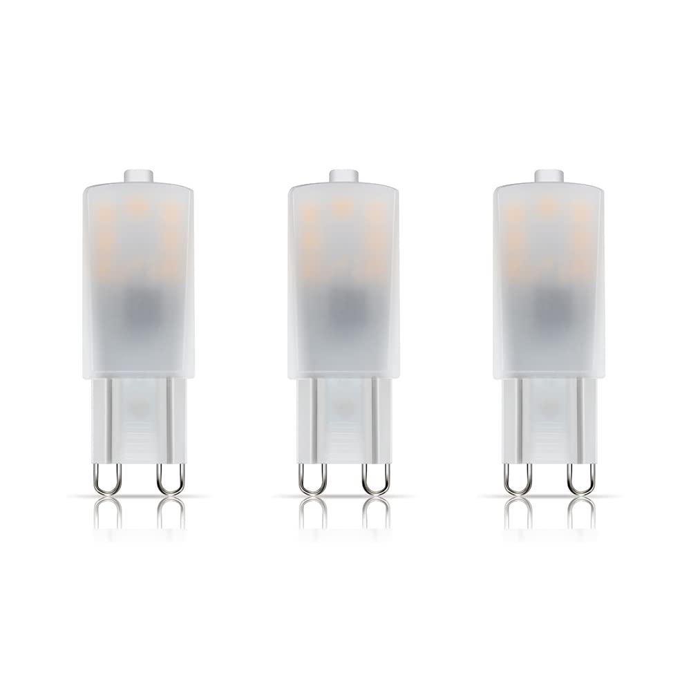 G9 LED 電球色 25Wハロゲンランプ相当 G9口金 LED 2.5W 調光器非対応 2700K AC110-130V 3個入り