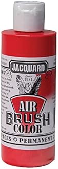 Jacquard Airbrush Color 4Oz Metallic Red