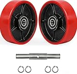 Pallet Jack Wheels, Truck Steering Wheels with 20mm ID Bearings, Forklift Caster Wheel Replacement 7