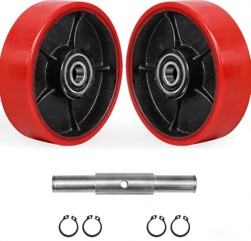 Pallet Jack Wheels, Truck Steering Wheels with 20mm ID Bearings, Forklift Caster Wheel Replacement 7