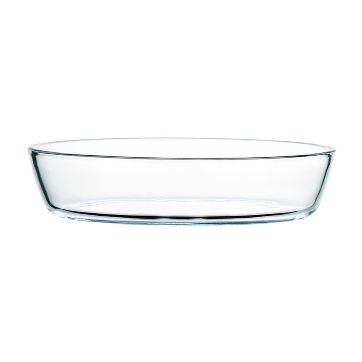 DOITOOL Ovales Glas Backofen Geschirr 2400ml Mikrowellengeeignete Glaspfanne Ofenfestes Haushaltsgeschirr für Backen und Servieren