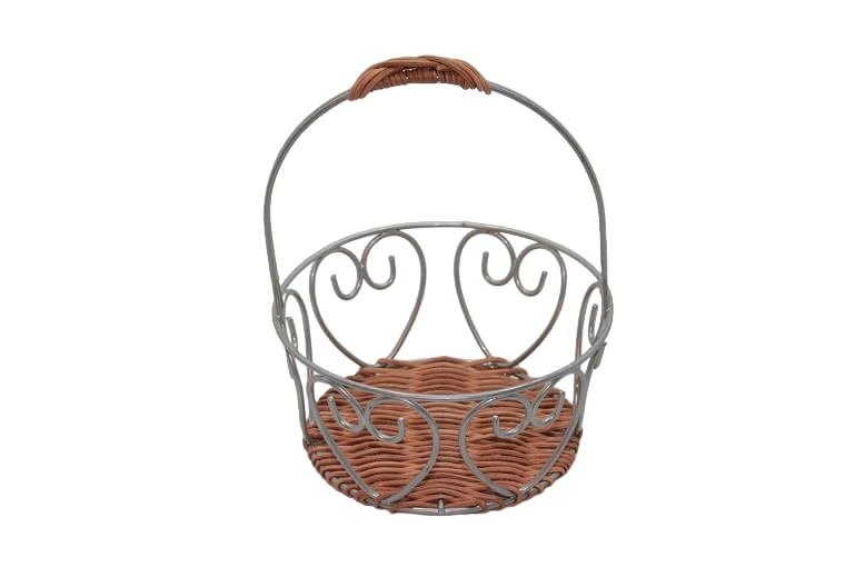 Amazon.com: Tsukasaki 22-888 Small Storage Basket Wire Silver