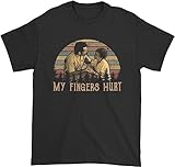 D$H Store My Fingers Hurt Vintage, Hal L, Happy Gilmore Fans Unisex-Adults Black Short Sleeve T-Shirt