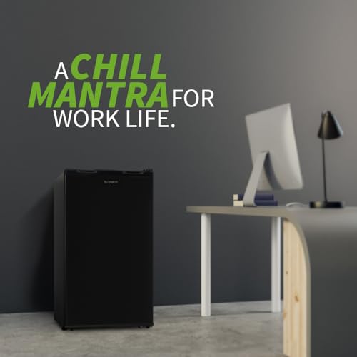 Image of SHARP 92 L 1 Star Mini Direct Cool Single Door Refrigerator |Japan 7 Shields Protection|Vegetable Box| Toughened Glass shelves I (Metal Black, SJ-MRW101N2-PKS)