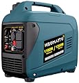 HEOMAITO Portable Inverter Generator 1200W Ultra Quiet Gas Powered with CO Sensor Eco-Mode, Parallel Capability, EPA & CARB Compliant, Ultra Lightweight for Outdoor Camping, RV Ready & Backup Home Use