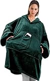 Blanket Übergroße tragbare Decke - Anziehen Soft Giant Decken Soft Warm Giant Fronttasche für Erwachsene