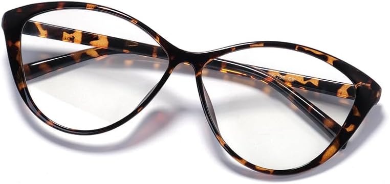 Gafas vintage con bloqueo de luz azul ojo de gato para mujer, lentes TR90 ultraligeras con filtro de rayos azules