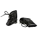 Sharplace 2xScarpe alla Moda Stivali Stringati per Polso Wellie Wisher da 14 Pollici, Nero