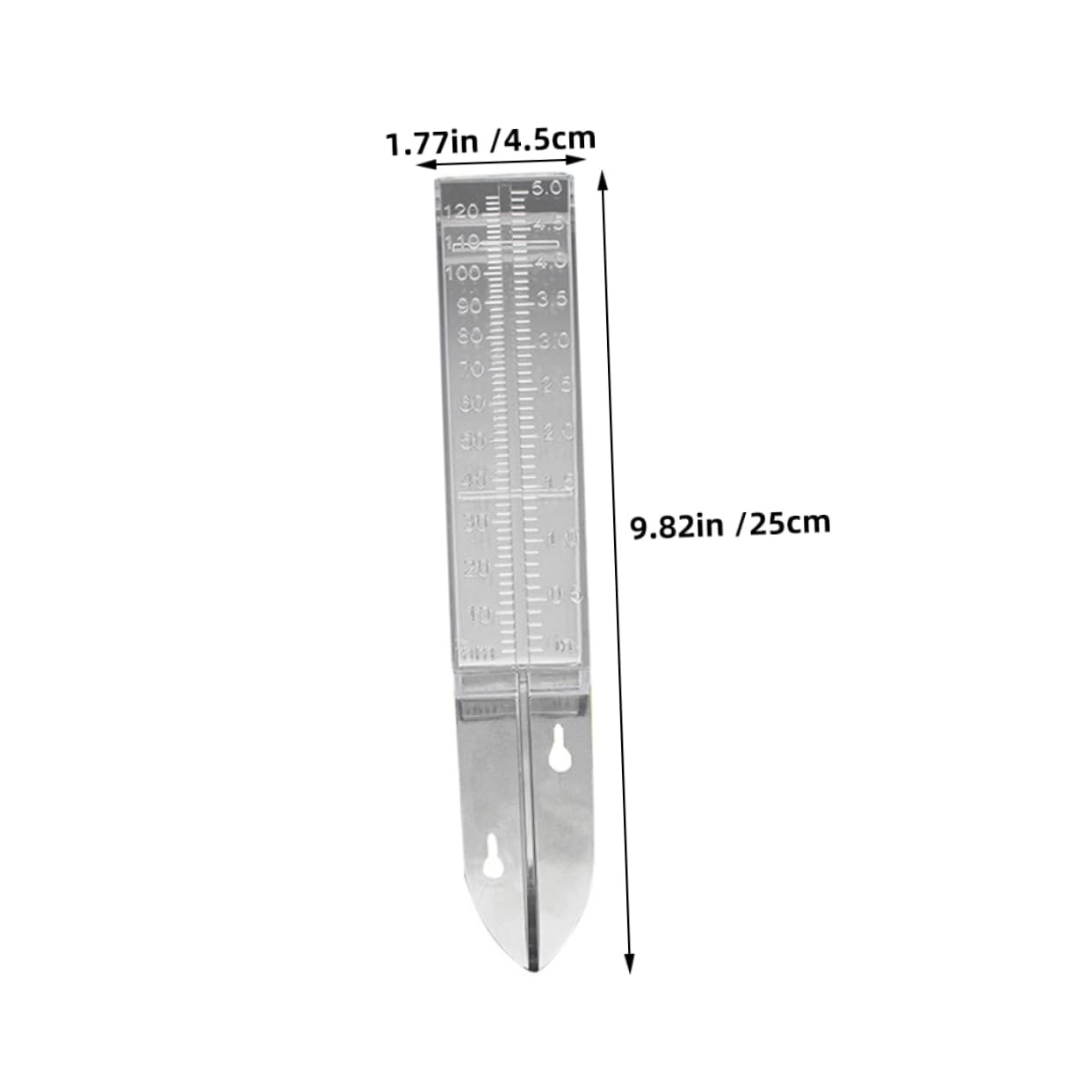 YARNOW 6pezzi Pluviometro in Plastica Per Esterni Strumento Misurazione Della Pioggia Letture Chiare Adatto Per Giardino e Cortile Design Resistente Intemperie Precipitazioni Per Del