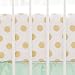 My Baby Sam Polka Dot Crib Sheet, Gold