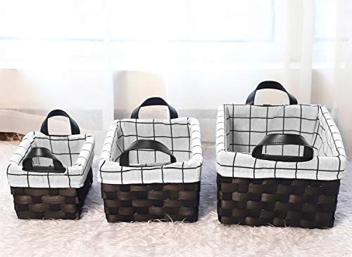 Image of Woho Storage Baskets for Shelves (Black)