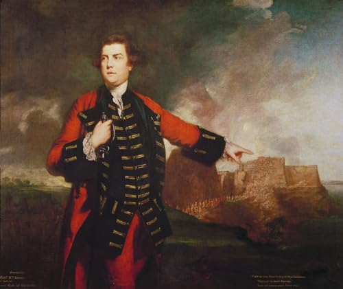 Impression d'art Le général William Keppel Joshua Reynolds Toile 60x90cm