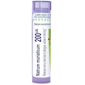 Boiron Natrum Muriaticum 200Ck Homeopathic Medicine for Runny Nose – 80 Pellets