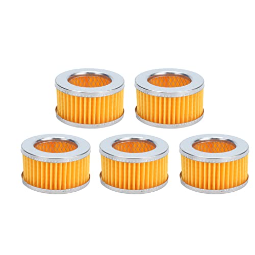 Air Compressor Intake Air Filter Replacement 5 Pack Paper Filter Elements with Muffler
