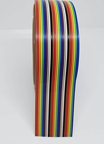 Cable plano de cinta multicolor 26P 20 pies Connectors Pro miniatura 4