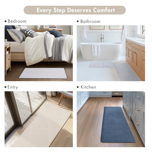 Madison Park Marshmallow Bathroom Rug Non Slip, Luxrurious Plush Bath Mat, Absorbent, Quick Dry, Spa Design Bath Room Décor, 24x40, Natural by Madison Park - Image 7
