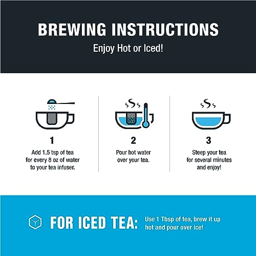 Image of Tiesta Tea - Cherry Punch, Loose Leaf, Sweet Cherry Herbal Drink, Premium Blend, Non-Caffeinated Fruit Tea, Makes Hot or Iced & Up to 50 Cups, 4oz Refillable Tin