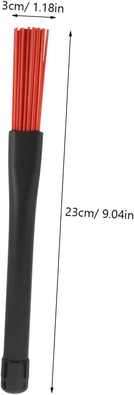 BESTonZON 1pair Jazz Drum Brushes Percussion Brushes Comfortable Grip for Beginners Suitable for Drum and Non- Design