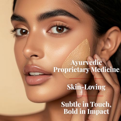 Image of Just Herbs Serum Foundation SPF 30+ | Buildable Coverage & Natural Finish | No Parabens, No Mineral Oil | For Indian Skin Tones | Lightweight & Hydrating | 30 ML (IVORY)