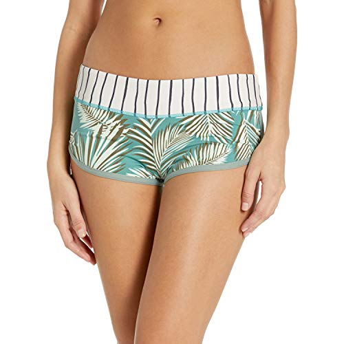 Maaji Women's Flora and Fauna Surf Shorts Swimsuit, Multi, Medium