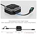 PZOZ 100W Retractable 2-in-1 Charging Cable with LED Display, Multi USB C & USB A to USB C for iPhone 17 16 15 iPad Mac Samsung for Car CarPlay Desktop Management Organizer