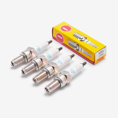 Bougies d'allumage NGK CR9E 6263 le lot de 4 pour vos longs trajets routiers sans panne