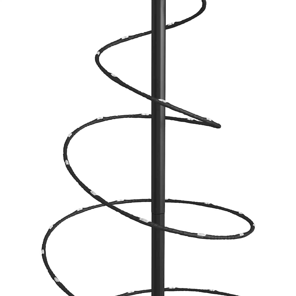 LED Weihnachtsbaum 80 LEDs Warmweiß Metall 120 cm mit 8 Lichtmodi für Innen Außen Garten Terrasse Balkon Weihnachtsbeleuchtung Lichterkette Stern Deko Advent