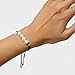 TOUS Sterling Silver Bracelet for Women with Pearls & Bear Motif, Pearl Size 9.0 mm Nudos Collection