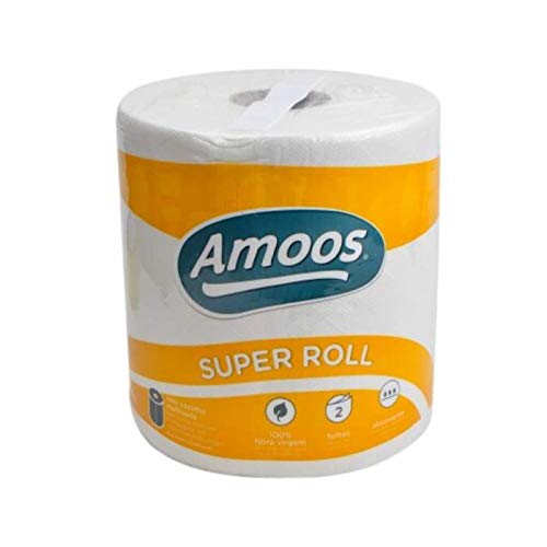 Rollo de papel de cocina multiusos XL. Extraabsorbente. Pack 6 rollos de 70 metros 280 servicios