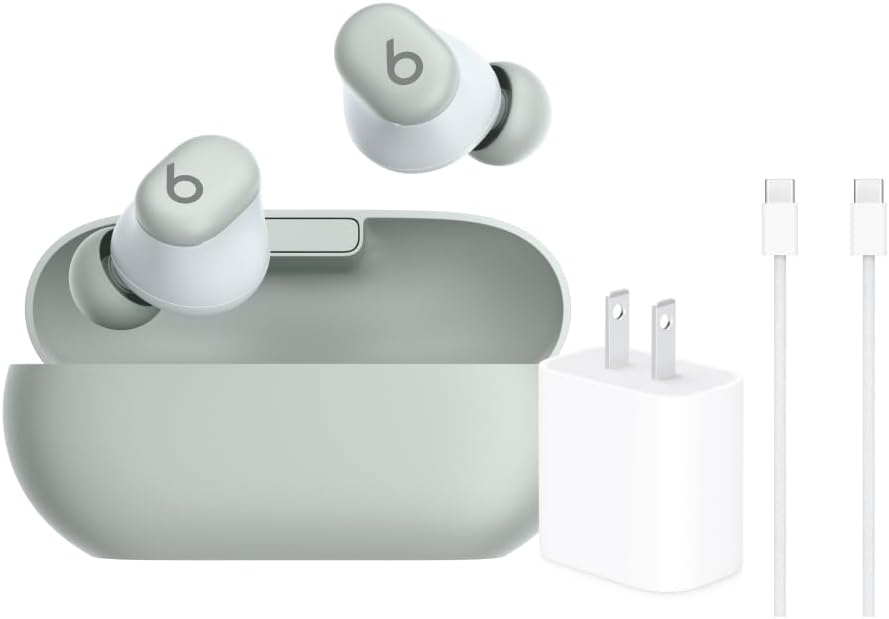 Beats Solo Buds – True Wireless Earbuds with 20W Power Adapater and USB-C Charge Cable (1m) – Storm Gray Beats Solo Buds – True Wireless Earbuds with 20W Power Adapater and USB-C Charge Cable (1m) – Storm Gray