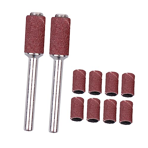 HEALEEP 1 Juego Lijas Para Pulir Mascota Kit De Aseo Para Perros Frotar Automotor Almohadillas Manguitos De Lijado Para Lijadora De Husillo Kit De Esmalte De Uñas De Gel Kit De Manicura