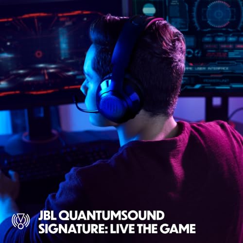 Quantum 350 Cuffie Gaming Over-Ear Wireless, Headset da Gaming con Microfono Boom Direzionale Removibile, Compatibilità Multipiattaforma PC e Console, Nero - Cuffia gaming - Immagine 7