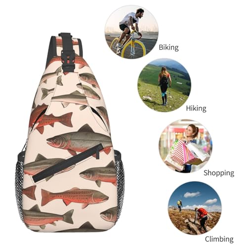Bolso Cruzado Para Hombre Mochila De Pecho Negra miniatura 6