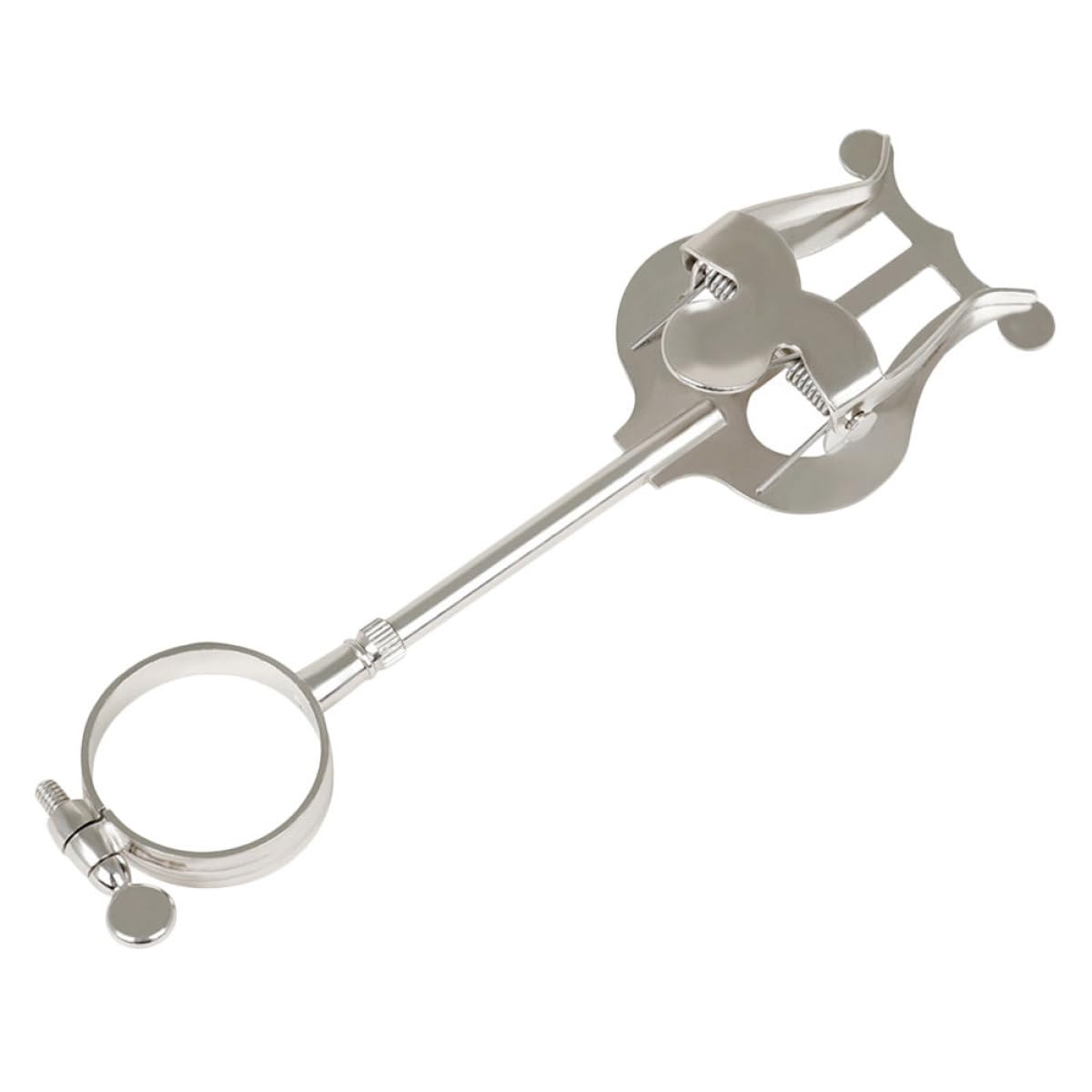 TOYANDONA Porta Spartiti Musicale per Clarinetto, Clip Regolabile in Ferro Forte Presa, Accessorio Pratico per Strumenti Musicali