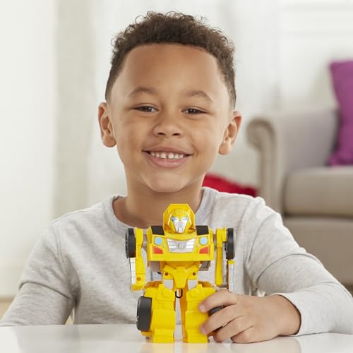 Transformers Rescue Bots Academy Bumblebee Converting Toy Robot, Playskool Heroes 6-Inch Collectible Action Figure Toy for Kids Ages 3 and Up (Amazon Exclusive) - image 7