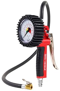 GAV Pistola Gonfiaggio Pneumatici Professionale Auto e Camion con Manometro Pressione Gomme WIKA 80mm – Standard