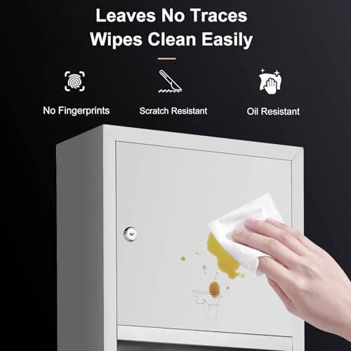 Distributeur de serviettes en papier encastré pro