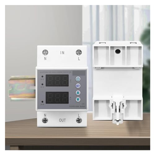 Relais de surveillance de courant 3P 54mm Rail DIN 63A 230V réglable haute précision - 5