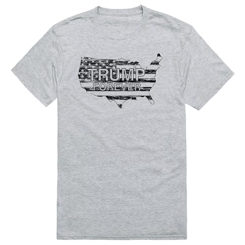 Rapiddominance Distressed Campaign T's, Heather Grey