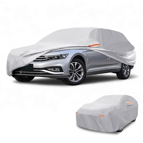 Partuto Universal Car Cover, Right Zipper, 177"-190"