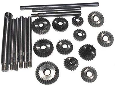 AI Innovations New Valve SEAT Cutter Set - 12 Cutter Carbon Steel Set - Vintage CAR Bike Engine