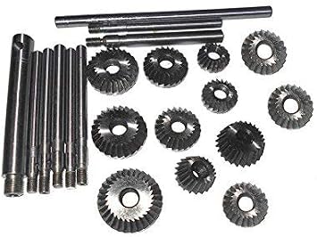 Valve Seat Cutter Set, 12 Carbon Steel Cutters, Vintage Car & Bike Engines