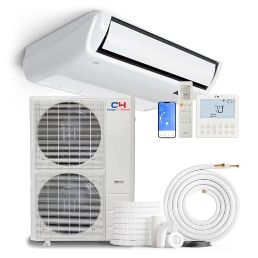 Cooper & Hunter 60,000 BTU Universal Floor Ceiling Ductless Mini Split Air Conditioner 230V With Wall Thermostat